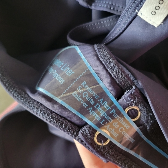 Good American Scuba Modern Square Neck Navy sizes 5 and 0 NWOT - Picture 3 of 7